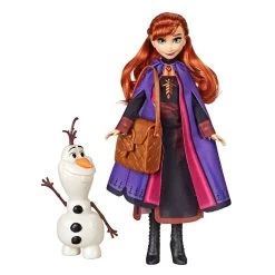 Disney Frozen II Storytelling Anna Fashion Doll With Olaf E6661