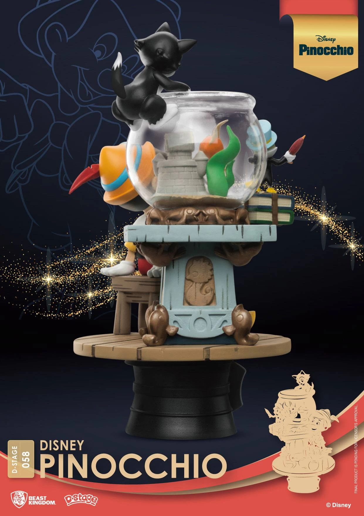 Beast Kingdom Disney Classic Animation Series D-Stage PVC Diorama Pinocchio 5 Beast Kingdom Disney Classic Animation Series D-Stage PVC Diorama Pinocchio - Image 5