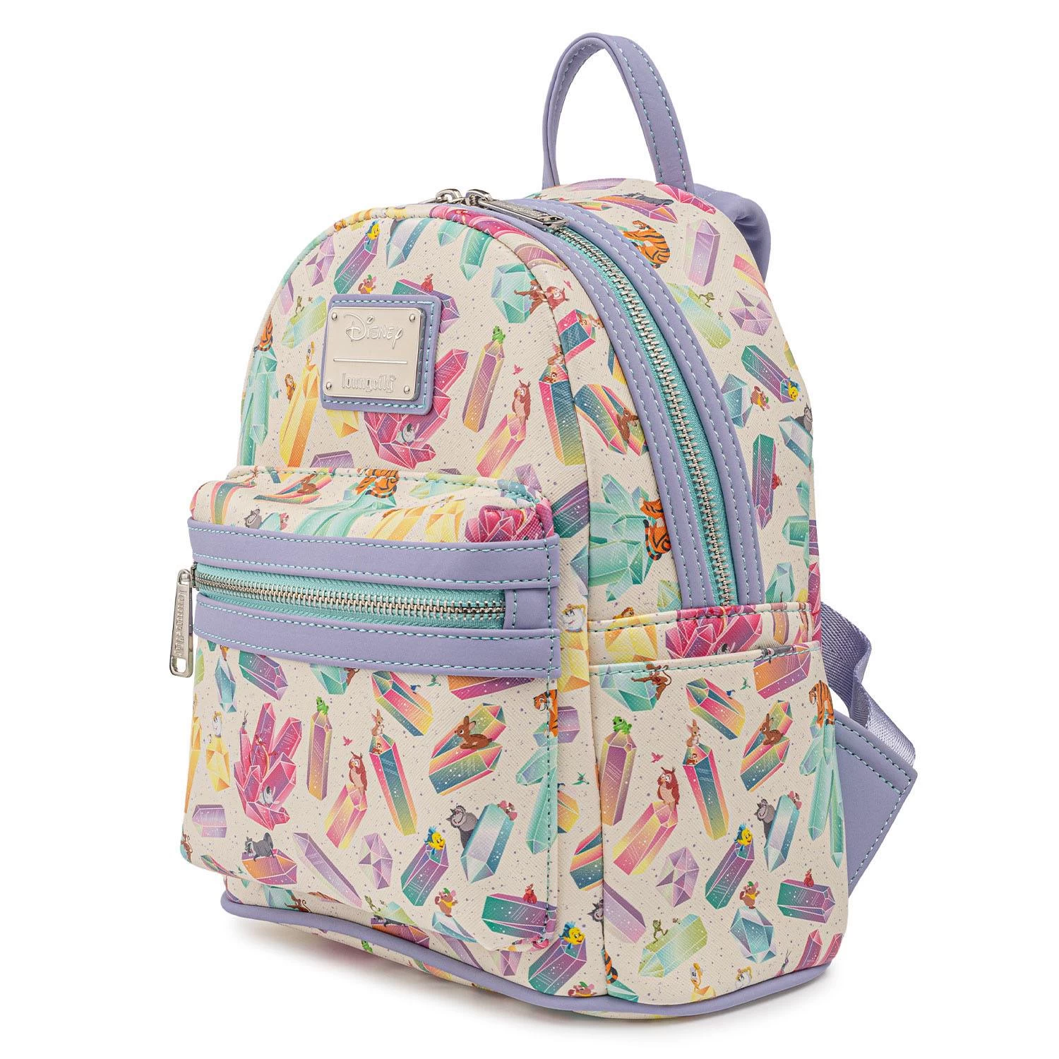 Loungefly Disney Crystal Sidekicks Aop Backpack 4 Loungefly Disney Crystal Sidekicks Aop Backpack - Image 4