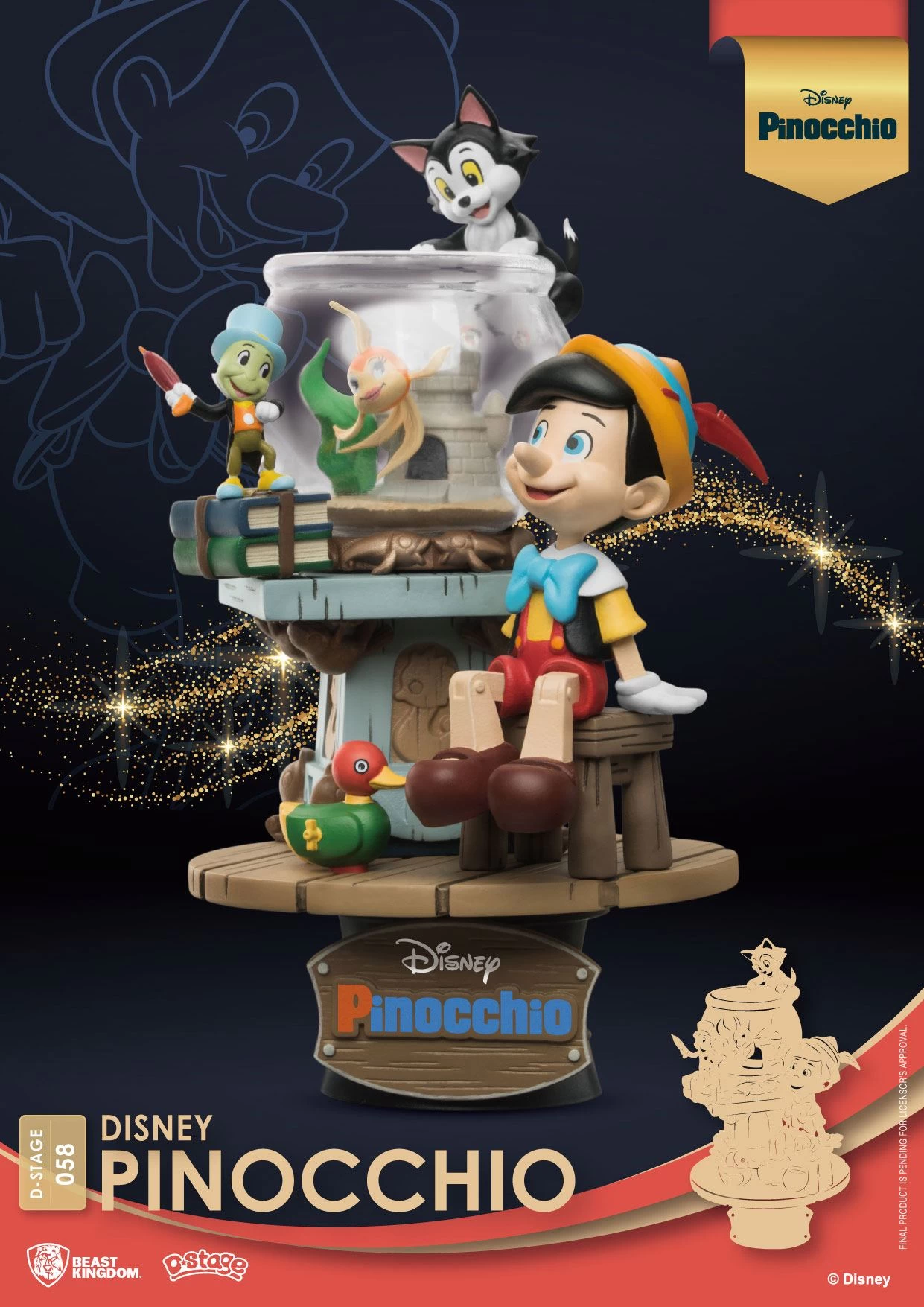 Beast Kingdom Disney Classic Animation Series D-Stage PVC Diorama Pinocchio 1 Beast Kingdom Disney Classic Animation Series D-Stage PVC Diorama Pinocchio