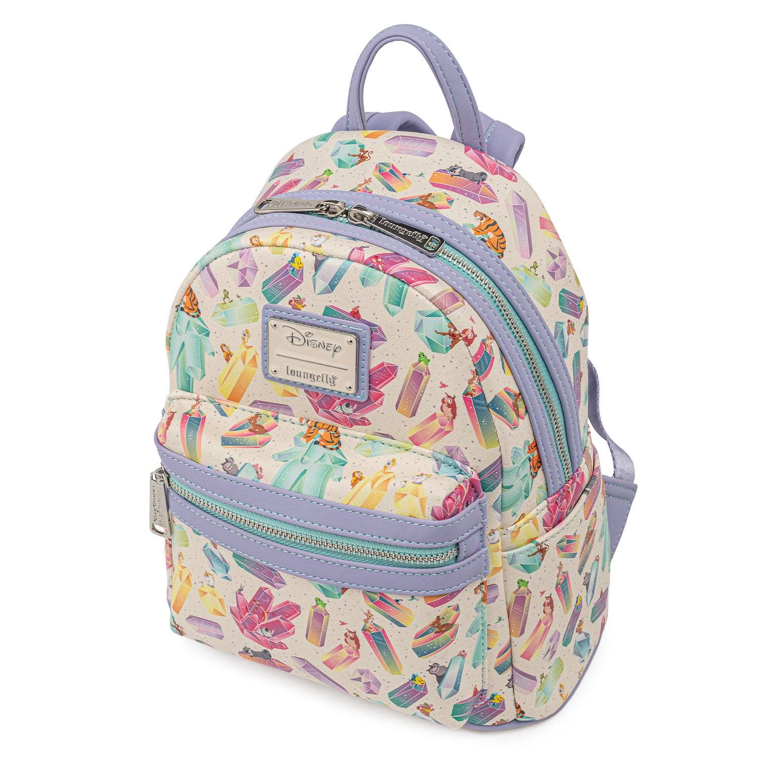 Loungefly Disney Crystal Sidekicks Aop Backpack 5 Loungefly Disney Crystal Sidekicks Aop Backpack - Image 5