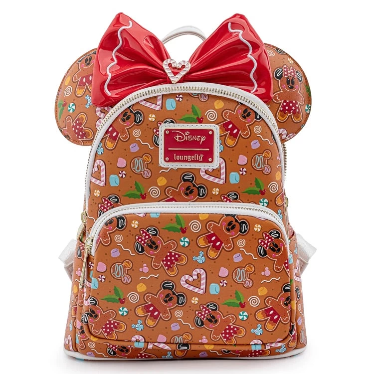 Loungefly Disney Gingerbread AOP Mini Backpack Headband Set 1 Loungefly Disney Gingerbread AOP Mini Backpack Headband Set