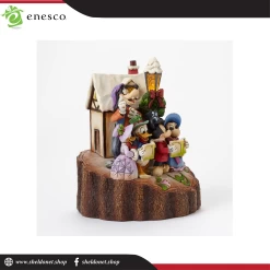 Enesco : Disney Traditions - Carved By Heart Caroling -Disney Toys 4046025 2