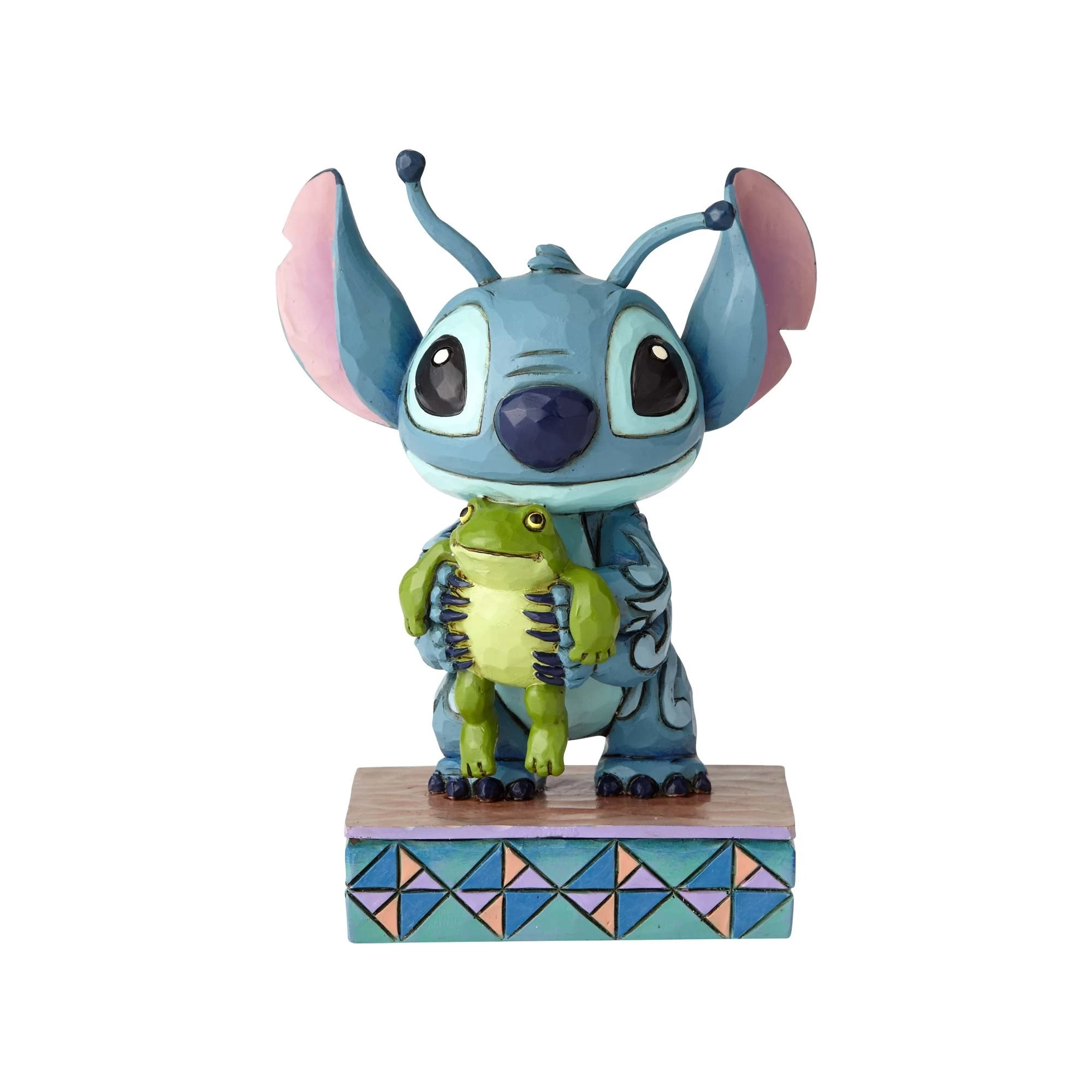 Enesco : Disney Traditions - Stitch With Frog (Personality Pose) 1 Enesco : Disney Traditions - Stitch With Frog (Personality Pose)