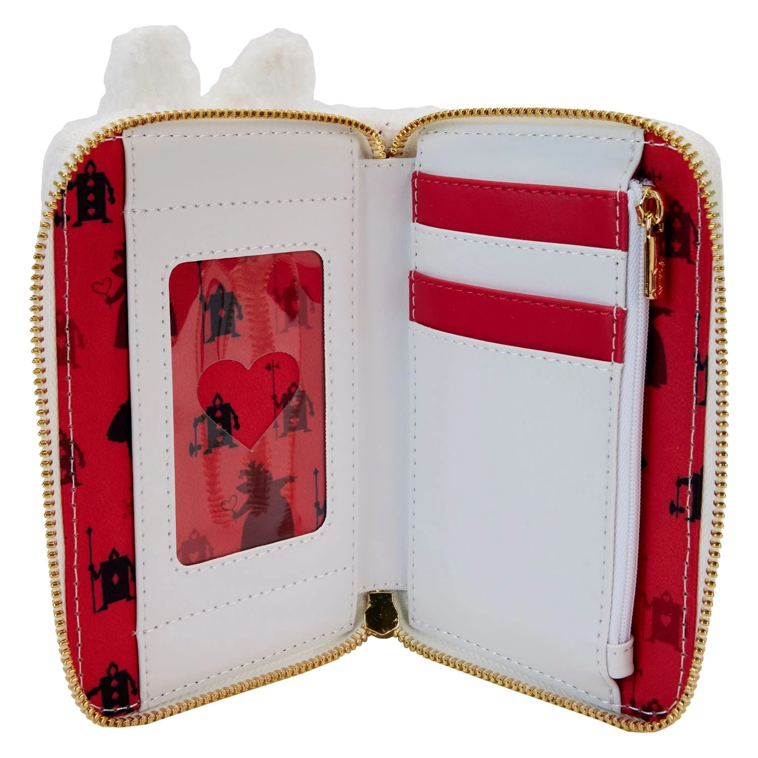 Preorder Loungefly Disney Alice In Wonderland White Rabbit Cosplay Ziparound Wallet 4 Preorder Loungefly Disney Alice In Wonderland White Rabbit Cosplay Ziparound Wallet - Image 4