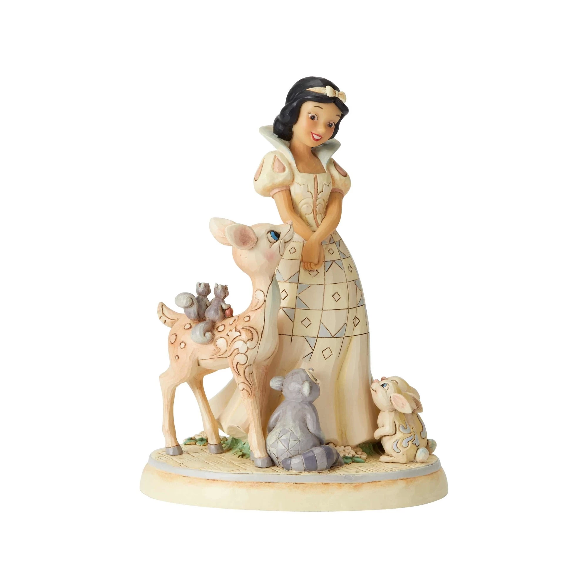Enesco : Disney Traditions - White Woodland Snow White, Forest Friend 1 Enesco : Disney Traditions - White Woodland Snow White, Forest Friend