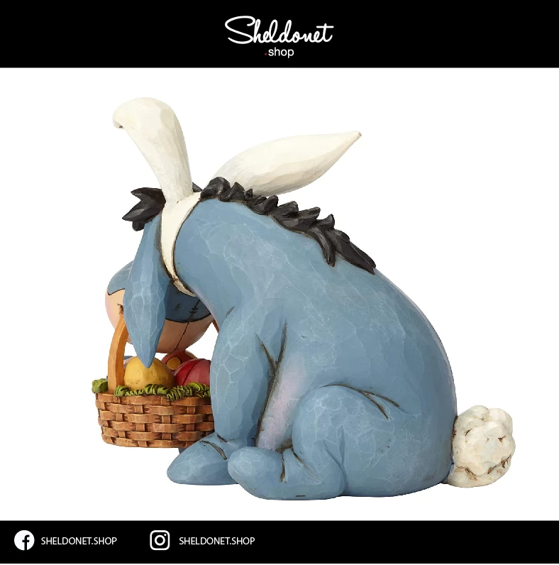 Enesco: Disney Traditions - Eeyore As Easter Bunny 2 Enesco: Disney Traditions - Eeyore As Easter Bunny - Image 2