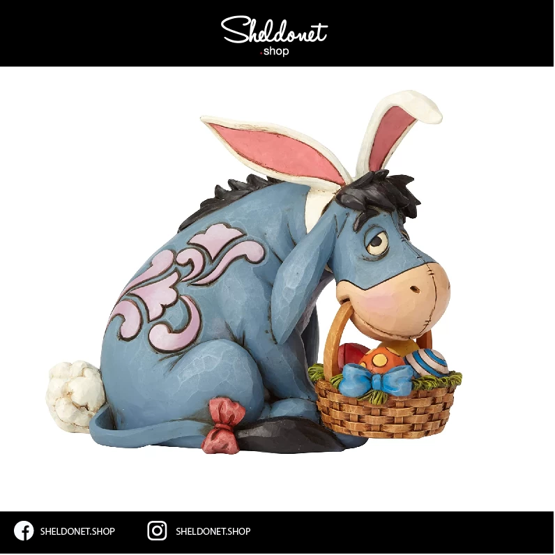 Enesco: Disney Traditions - Eeyore As Easter Bunny 3 Enesco: Disney Traditions - Eeyore As Easter Bunny - Image 3
