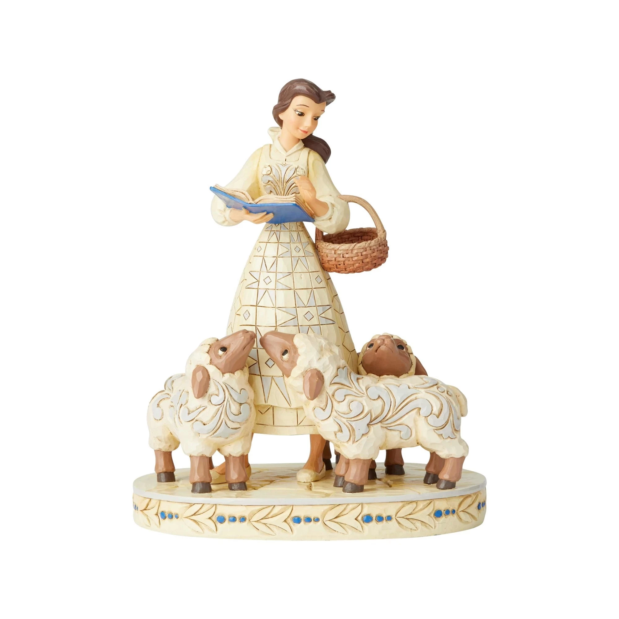 Enesco : Disney Traditions - Belle White Woodland 1 Enesco : Disney Traditions - Belle White Woodland