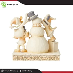 Enesco: Disney Traditions - Frosty Friendship Fab Four White Woodlands -Disney Toys 6002828 1