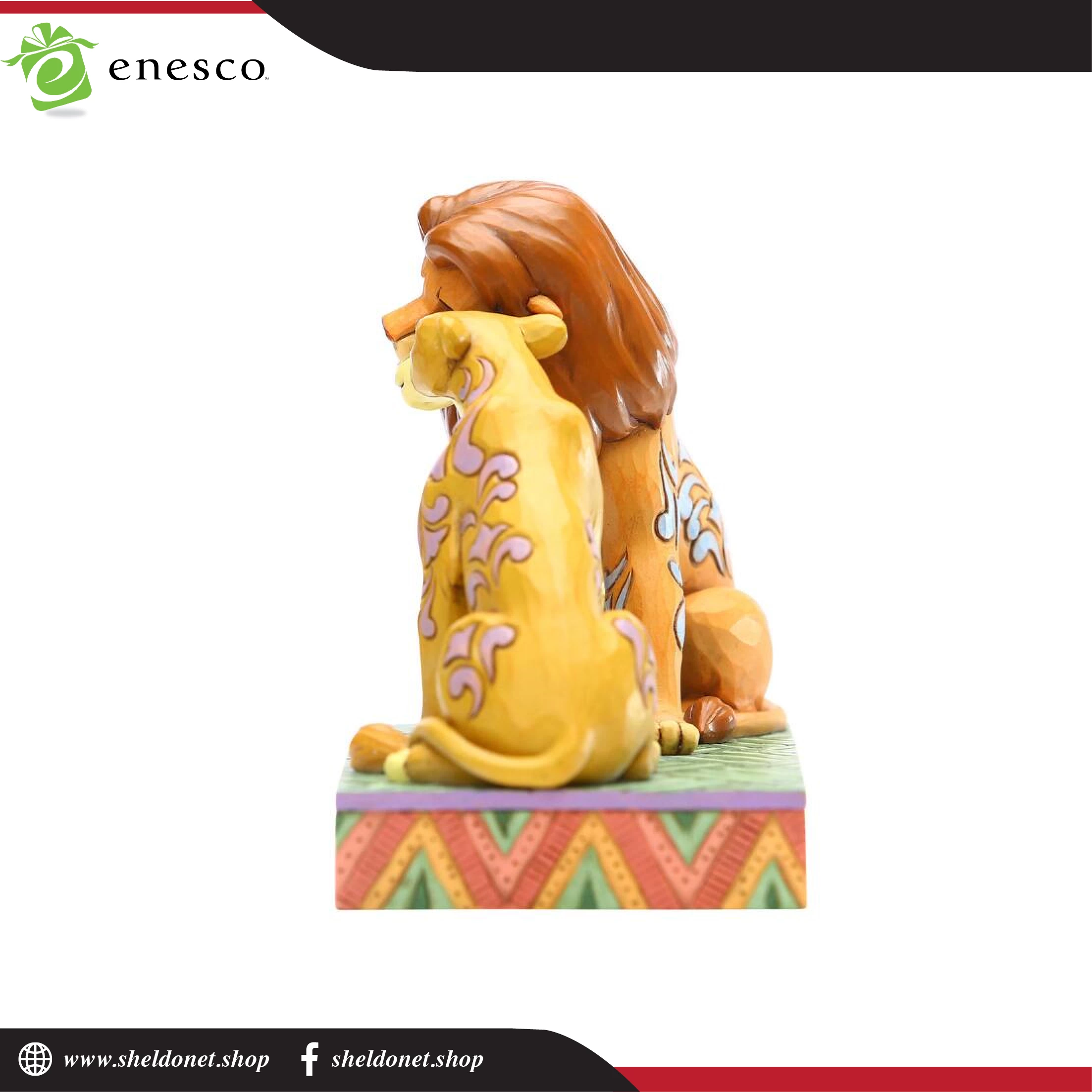 Enesco: Disney Traditions - Simba And Nala Snuggling 2 Enesco: Disney Traditions - Simba And Nala Snuggling - Image 2