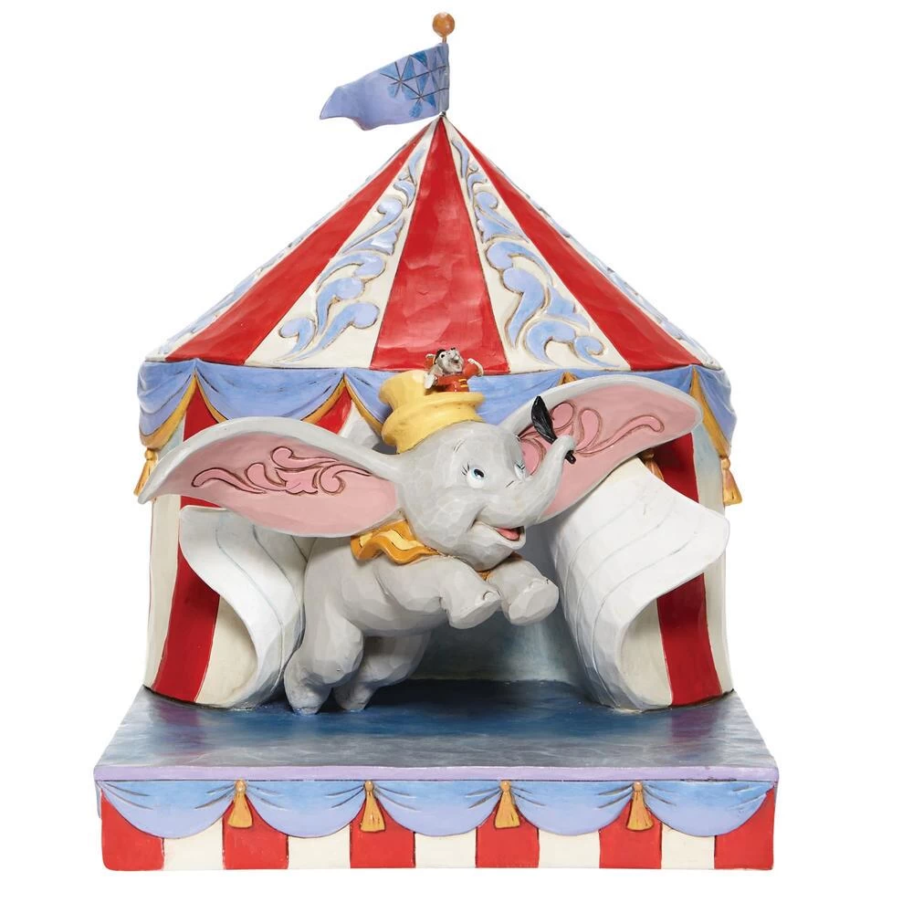 Enesco: Disney Traditions: Dumbo Flying Out Of Tent Scene 1 Enesco: Disney Traditions: Dumbo Flying Out Of Tent Scene