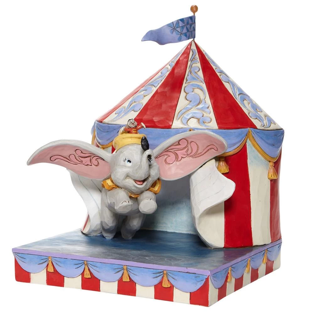 Enesco: Disney Traditions: Dumbo Flying Out Of Tent Scene 2 Enesco: Disney Traditions: Dumbo Flying Out Of Tent Scene - Image 2