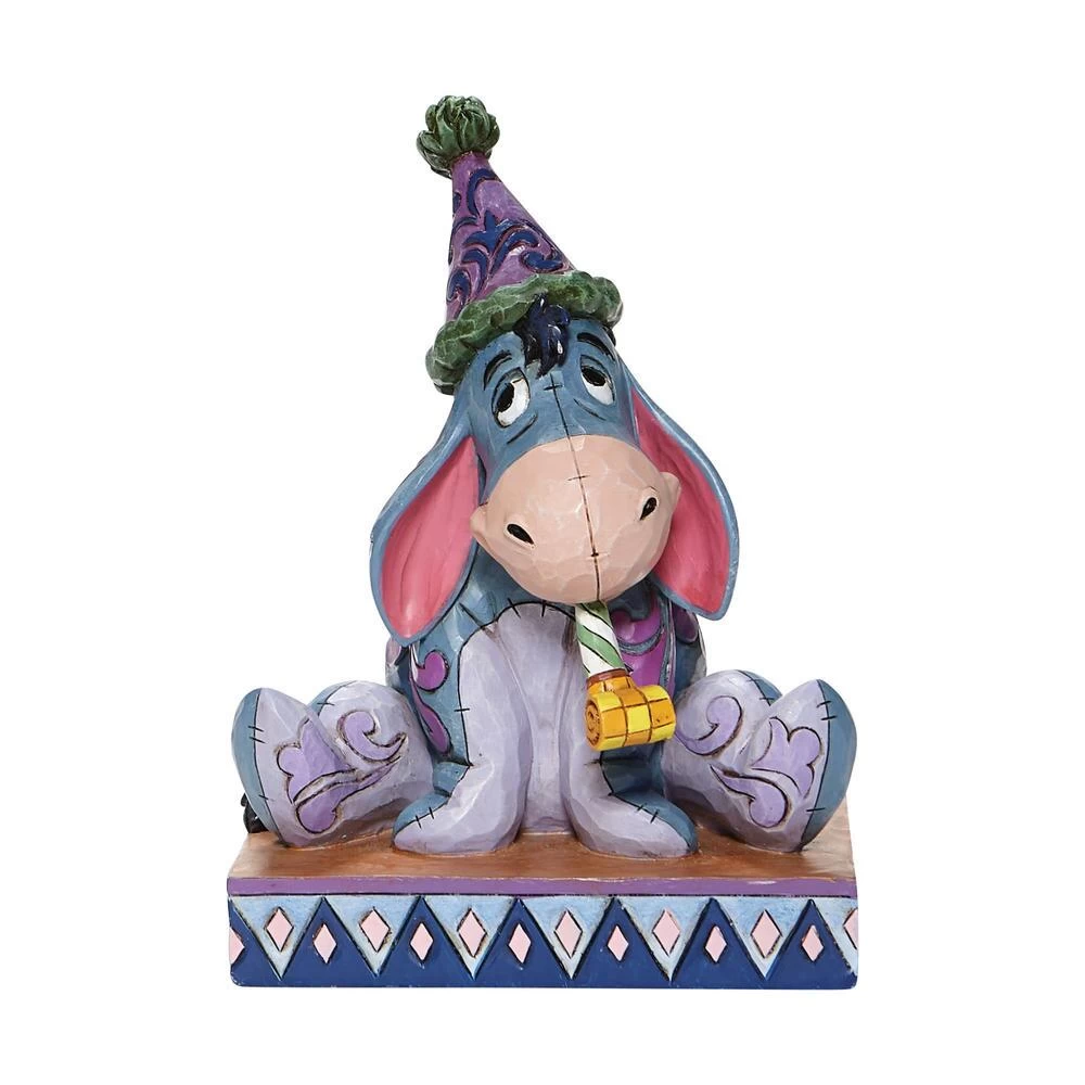 Enesco: Disney Traditions: Eeyore With Birthday Hat/Horn 1 Enesco: Disney Traditions: Eeyore With Birthday Hat/Horn
