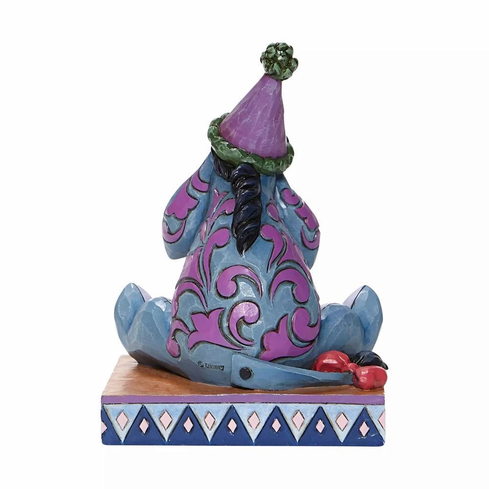 Enesco: Disney Traditions: Eeyore With Birthday Hat/Horn 2 Enesco: Disney Traditions: Eeyore With Birthday Hat/Horn - Image 2