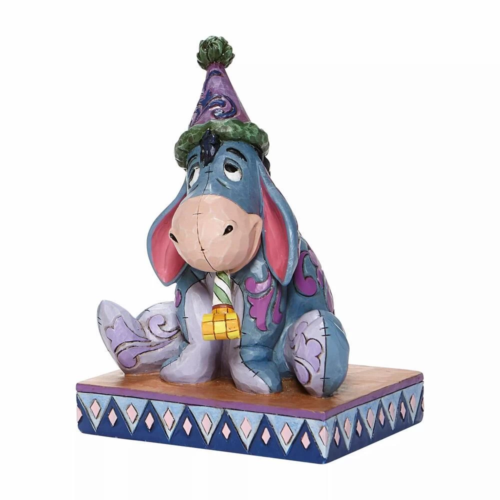 Enesco: Disney Traditions: Eeyore With Birthday Hat/Horn 3 Enesco: Disney Traditions: Eeyore With Birthday Hat/Horn - Image 3
