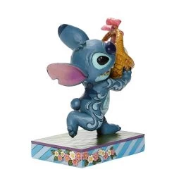 Enesco: Disney Traditions: Stitch Running With Easter Basket -Disney Toys 6008075 3