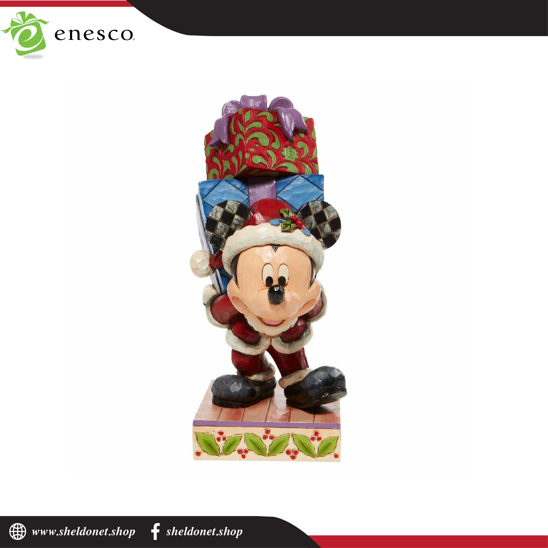 Enesco: Disney Traditions - Mickey Mouse With Presents 1 Enesco: Disney Traditions - Mickey Mouse With Presents