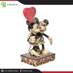 Enesco: Disney Traditions -Mickey And Minnie Heart -Disney Toys 6010106 3