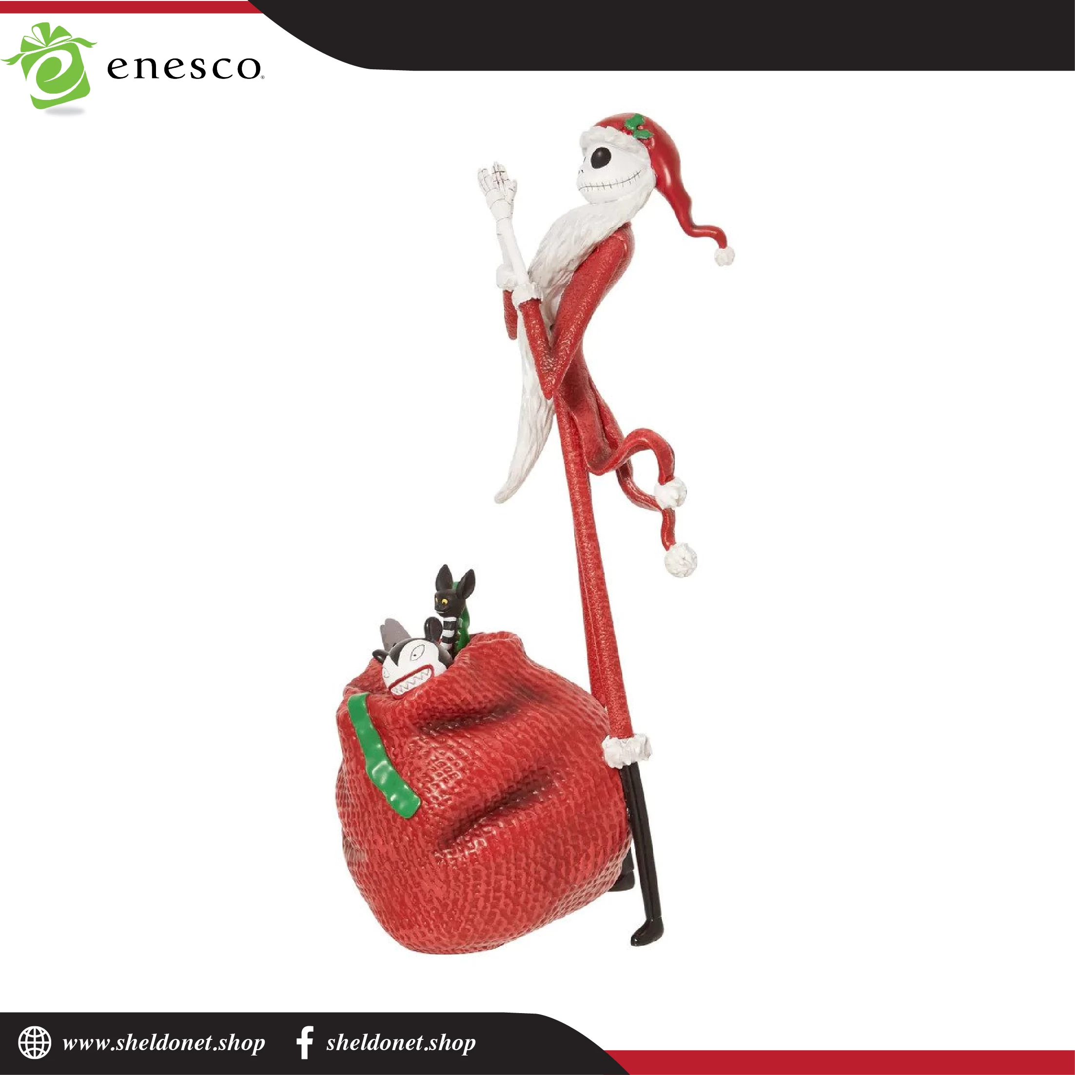 Enesco: Disney Showcase - Santa Jack 3 Enesco: Disney Showcase - Santa Jack - Image 3