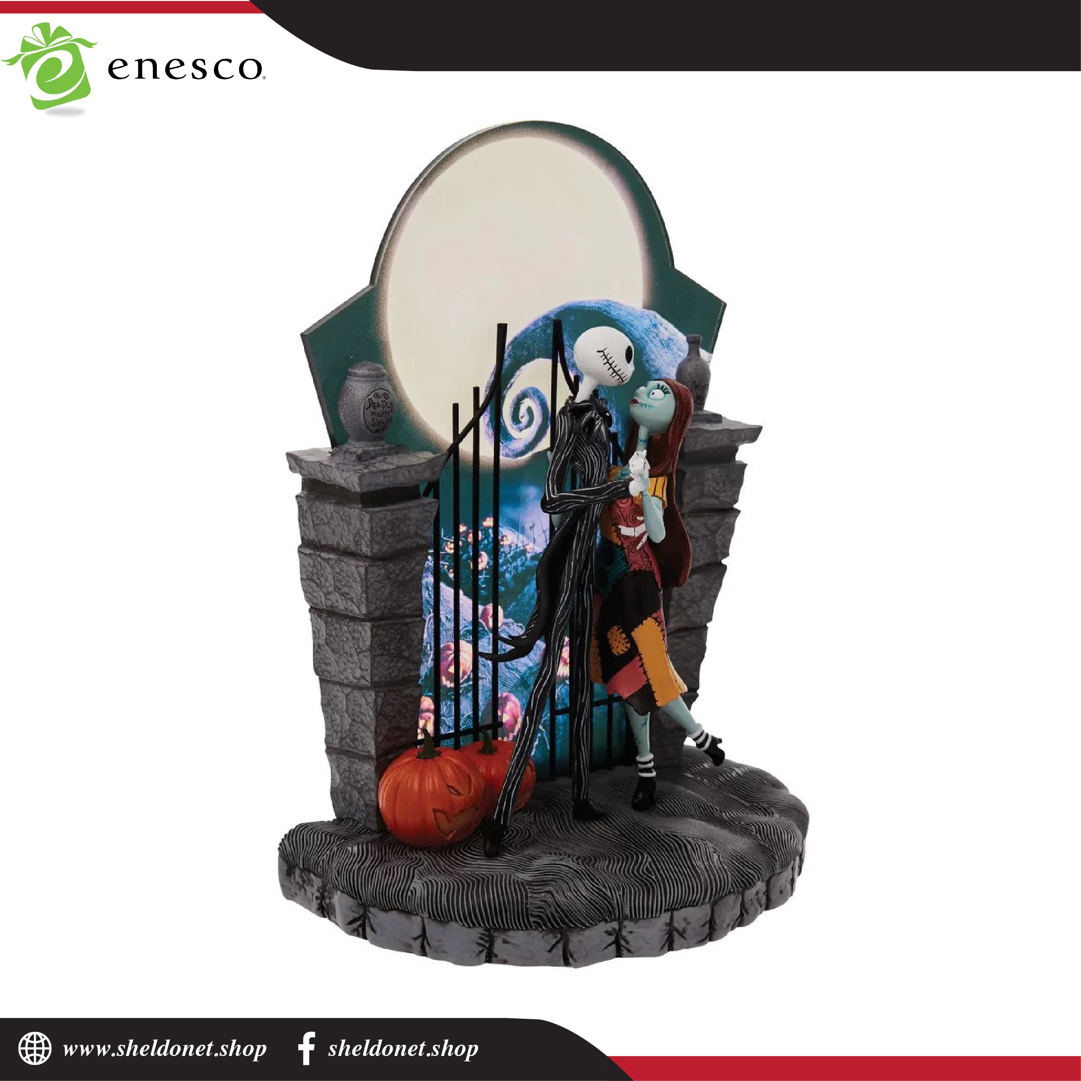Enesco: Disney Showcase - Nightmare Before Christmas Jack & Sally Dancing 3 Enesco: Disney Showcase - Nightmare Before Christmas Jack & Sally Dancing - Image 3