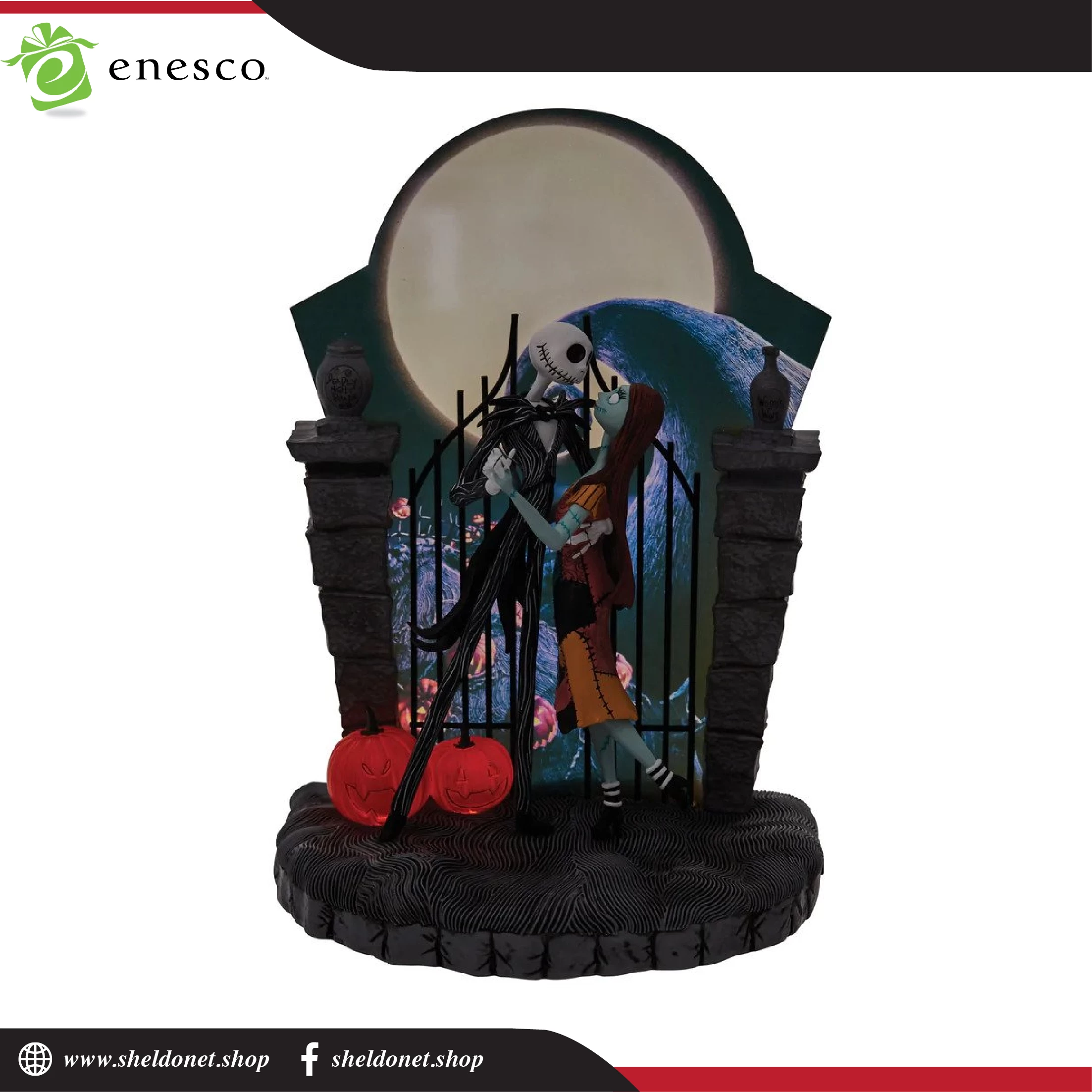 Enesco: Disney Showcase - Nightmare Before Christmas Jack & Sally Dancing 5 Enesco: Disney Showcase - Nightmare Before Christmas Jack & Sally Dancing - Image 5