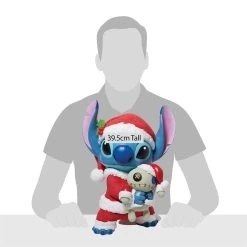 Enesco: Disney Showcase - Big Fig Santa Stitch -Disney Toys 6010734 7