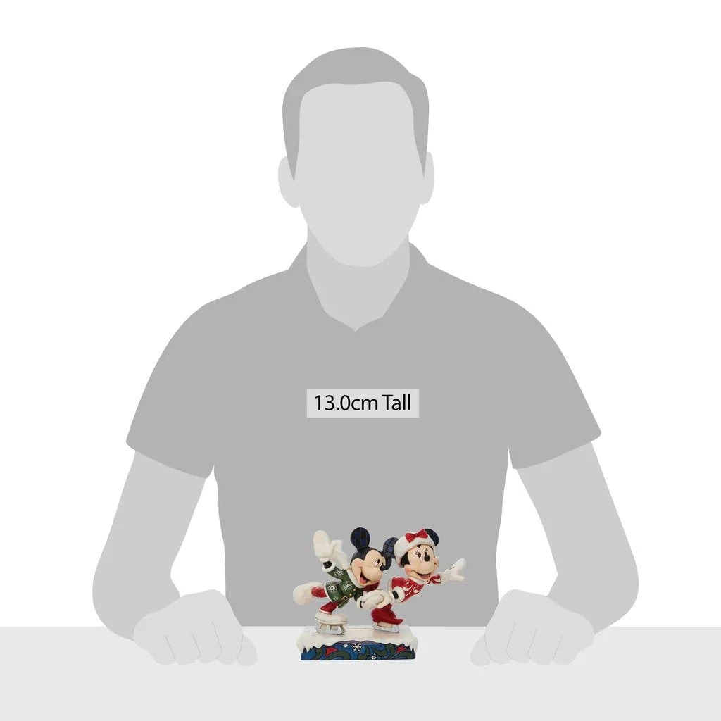 Enesco: Disney Traditions -Minnie And Mickey Ice Skating 4 Enesco: Disney Traditions -Minnie And Mickey Ice Skating - Image 4