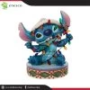 Enesco: Disney Traditions - Stitch Wrapped In Christmas Lights