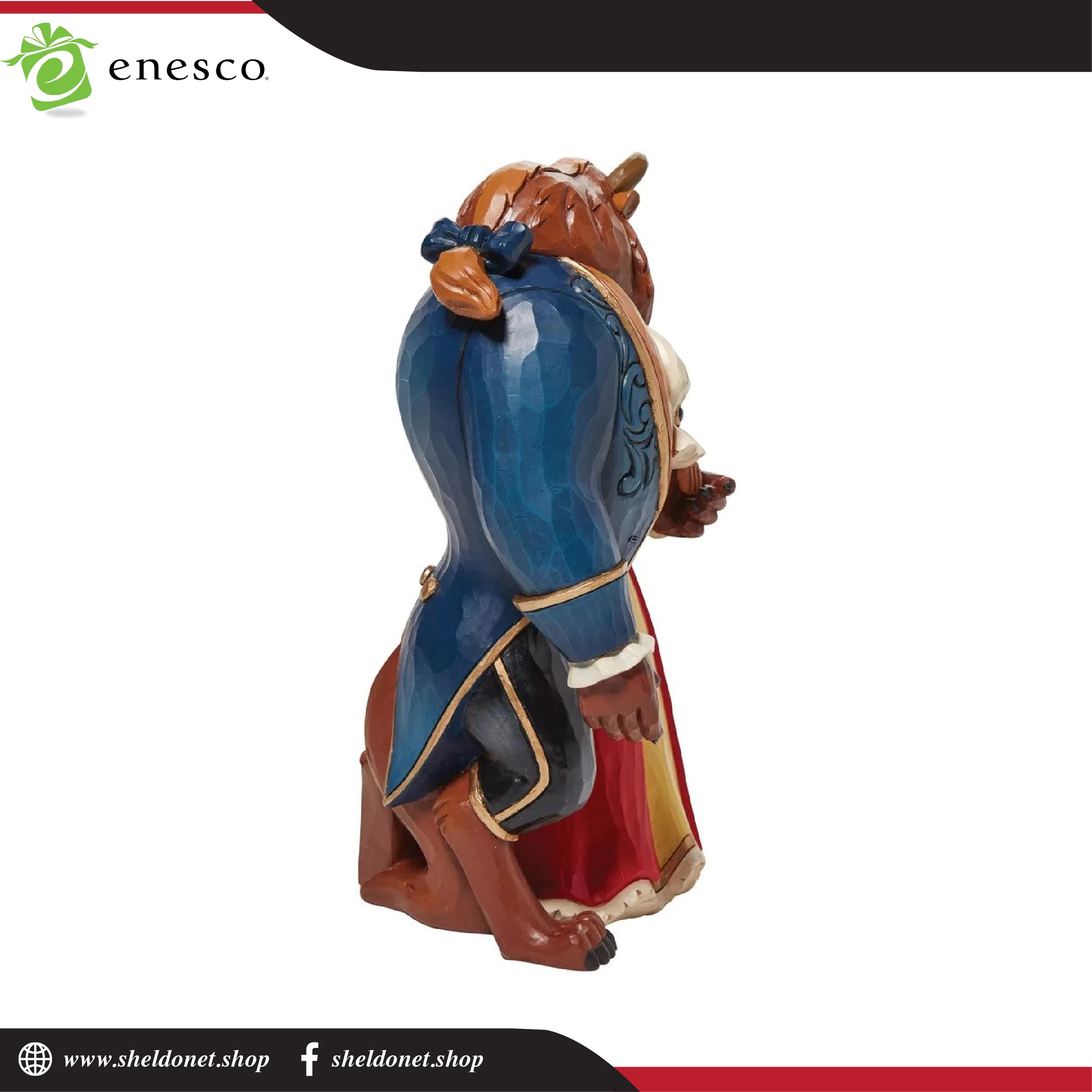Enesco: Disney Traditions -Beauty And The Beast Enchanted Christmas Figurine 5 Enesco: Disney Traditions -Beauty And The Beast Enchanted Christmas Figurine - Image 5