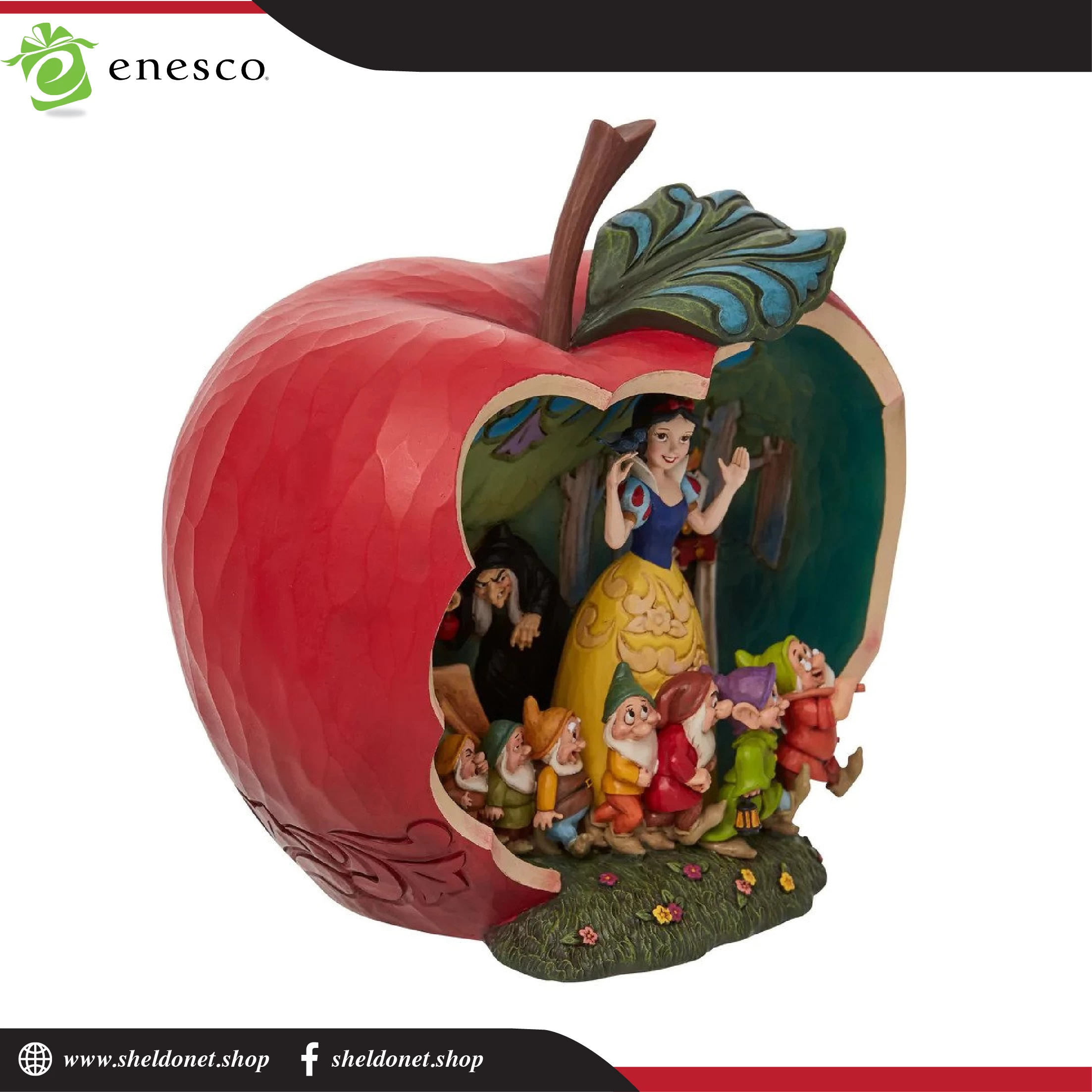 Enesco: Disney Traditions -Snow White Apple Scene 4 Enesco: Disney Traditions -Snow White Apple Scene - Image 4