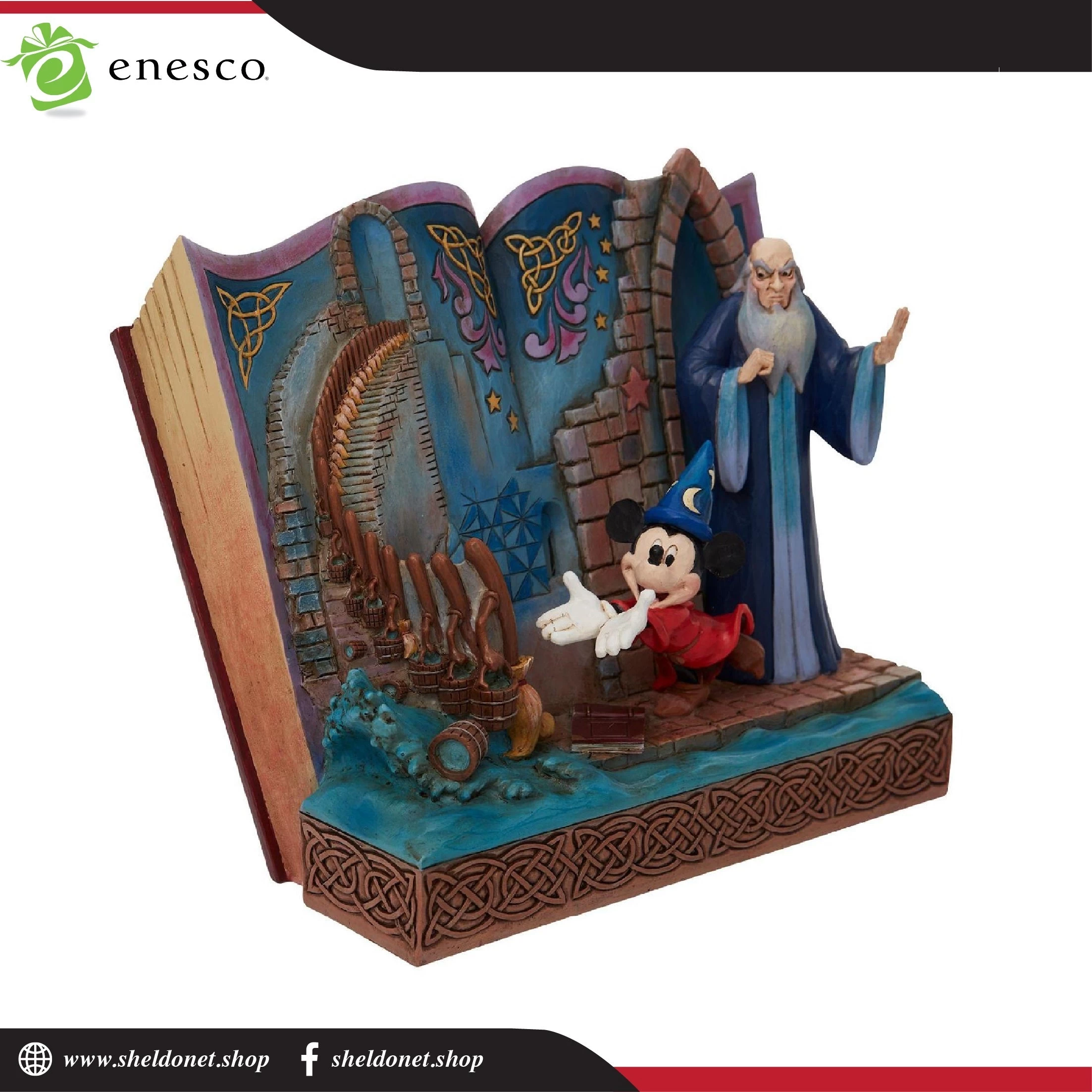 Enesco: Disney Traditions - Sorcerer Mickey Story Book 4 Enesco: Disney Traditions - Sorcerer Mickey Story Book - Image 4