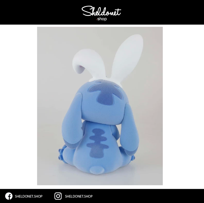 Enesco: Disney Showcase - Stitch With Bunny Ears 6 Enesco: Disney Showcase - Stitch With Bunny Ears - Image 6