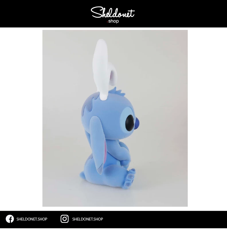 Enesco: Disney Showcase - Stitch With Bunny Ears 4 Enesco: Disney Showcase - Stitch With Bunny Ears - Image 4