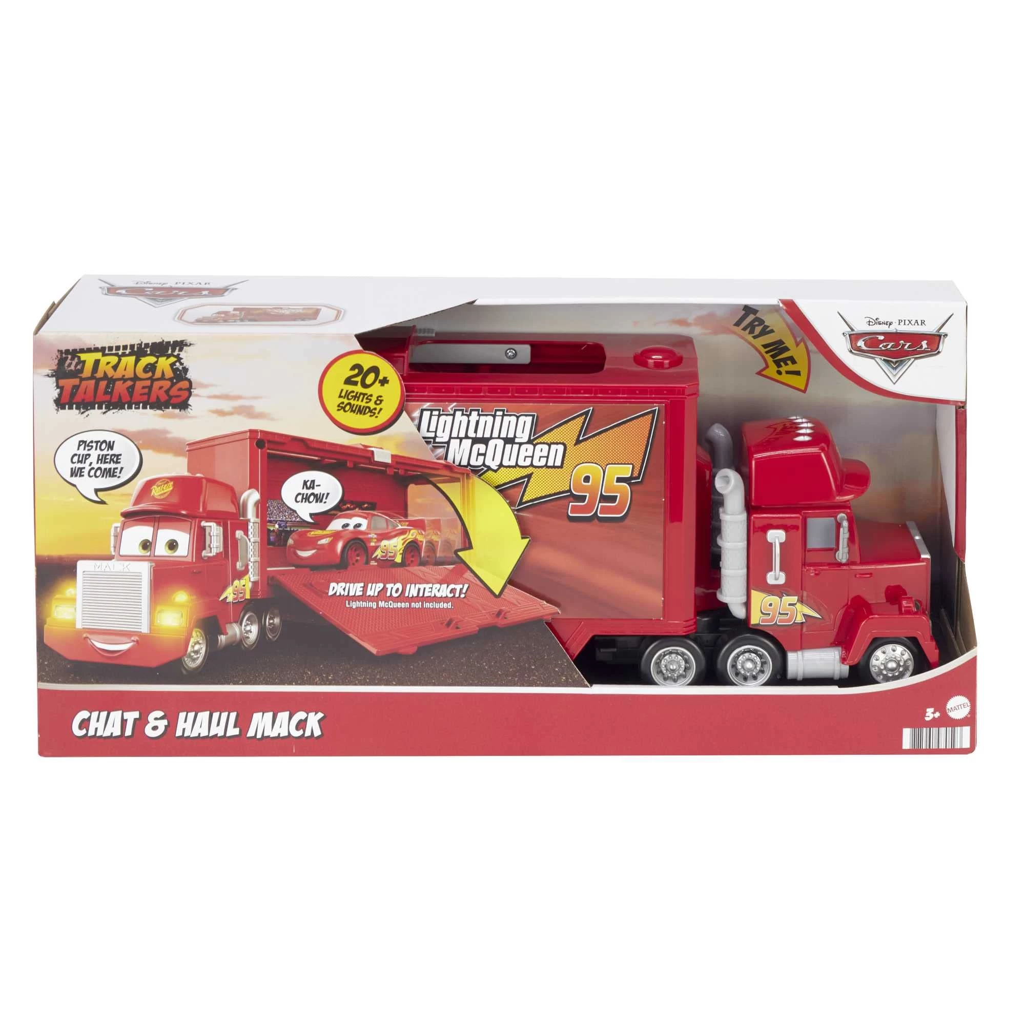 Disney Pixar Cars Track Talkers Chat & Haul Mack Hauler Playset 6 Disney Pixar Cars Track Talkers Chat & Haul Mack Hauler Playset - Image 6