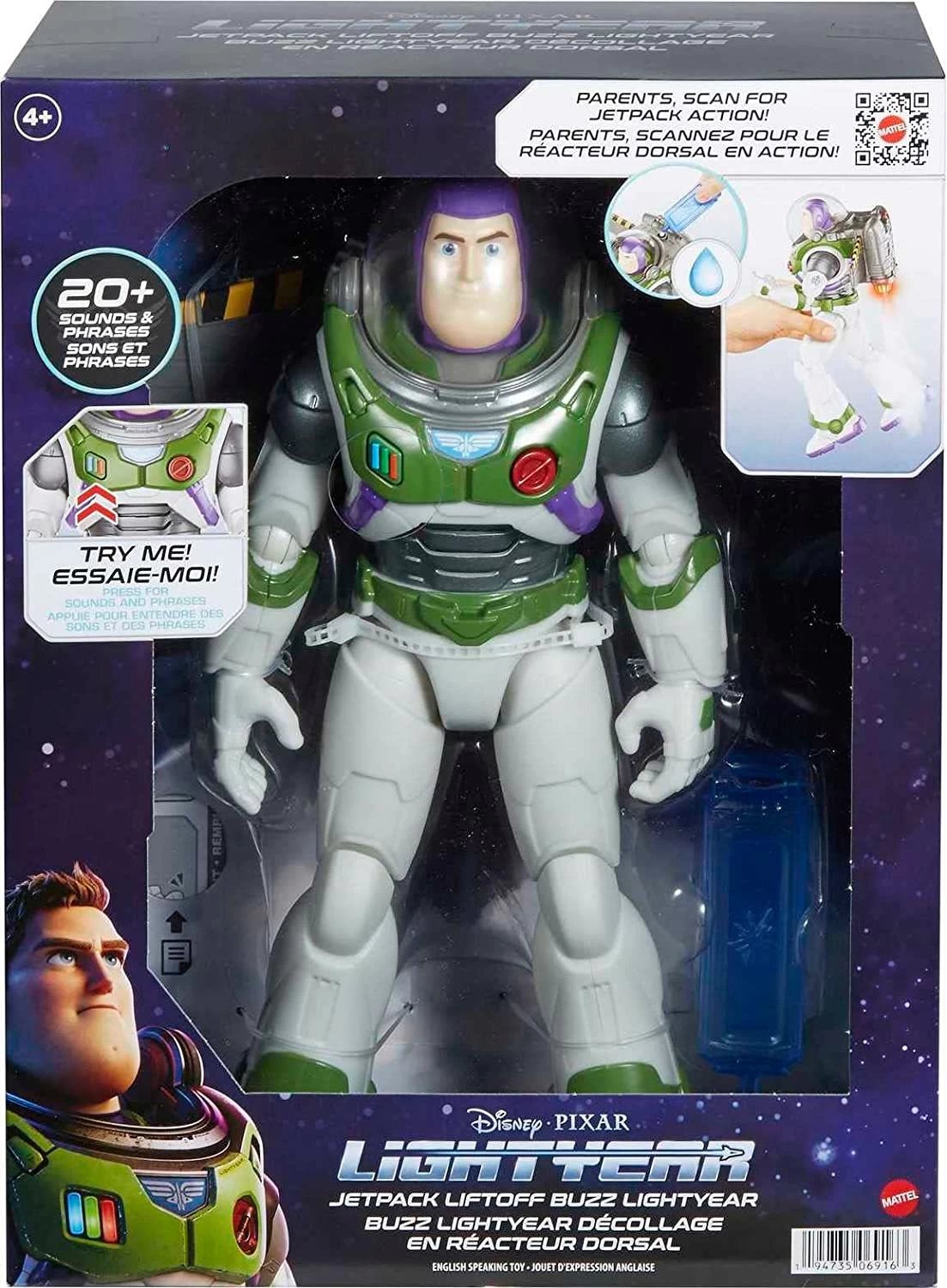 Disney Pixar Lightyear Jetpack Liftoff Buzz Lightyear (Vapor Trail Version) 2 Disney Pixar Lightyear Jetpack Liftoff Buzz Lightyear (Vapor Trail Version) - Image 2