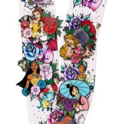 Loungefly Disney Princess Tattoo Lanyard W/ 4 Pins -Disney Toys 7ZoKFjAw 27186