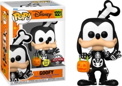 Skeleton Halloween Goofy Glow In The Dark Disney Funko Pop! Vinyl Figure *Exclusive