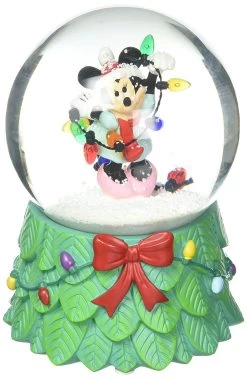 Enesco Department 56 : Disney Minnie With Lights Water Globe