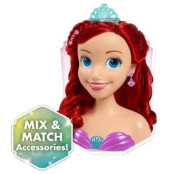 Disney Princess Ariel Styling Head 8 Disney Princess Ariel Styling Head -Disney Toys 87252 Disney Princess Basic Ariel Styling Head Callout 2 470x470 1