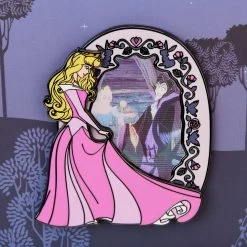 Preorder Loungefly Disney Sleeping Beauty Princess Lenticular 3" Inch Pin -Disney Toys 9b1vT20Z