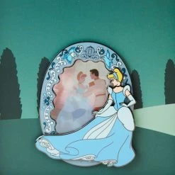LOUNGEFLY Disney Cinderella Lenticular 3" Inch Collector Box Pin -Disney Toys AdJX3fIY