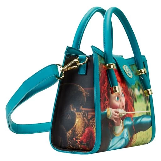 Loungefly Disney Brave Merida Princess Scene Crossbody Bag 4 Loungefly Disney Brave Merida Princess Scene Crossbody Bag - Image 4