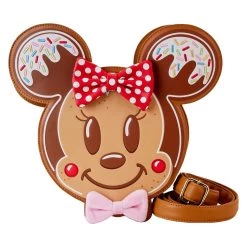 Loungefly Disney Mickey And Minnie Gingerbread Cookie Figural Crossbody