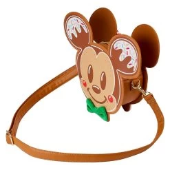 Loungefly Disney Mickey And Minnie Gingerbread Cookie Figural Crossbody -Disney Toys D7PH0lVH