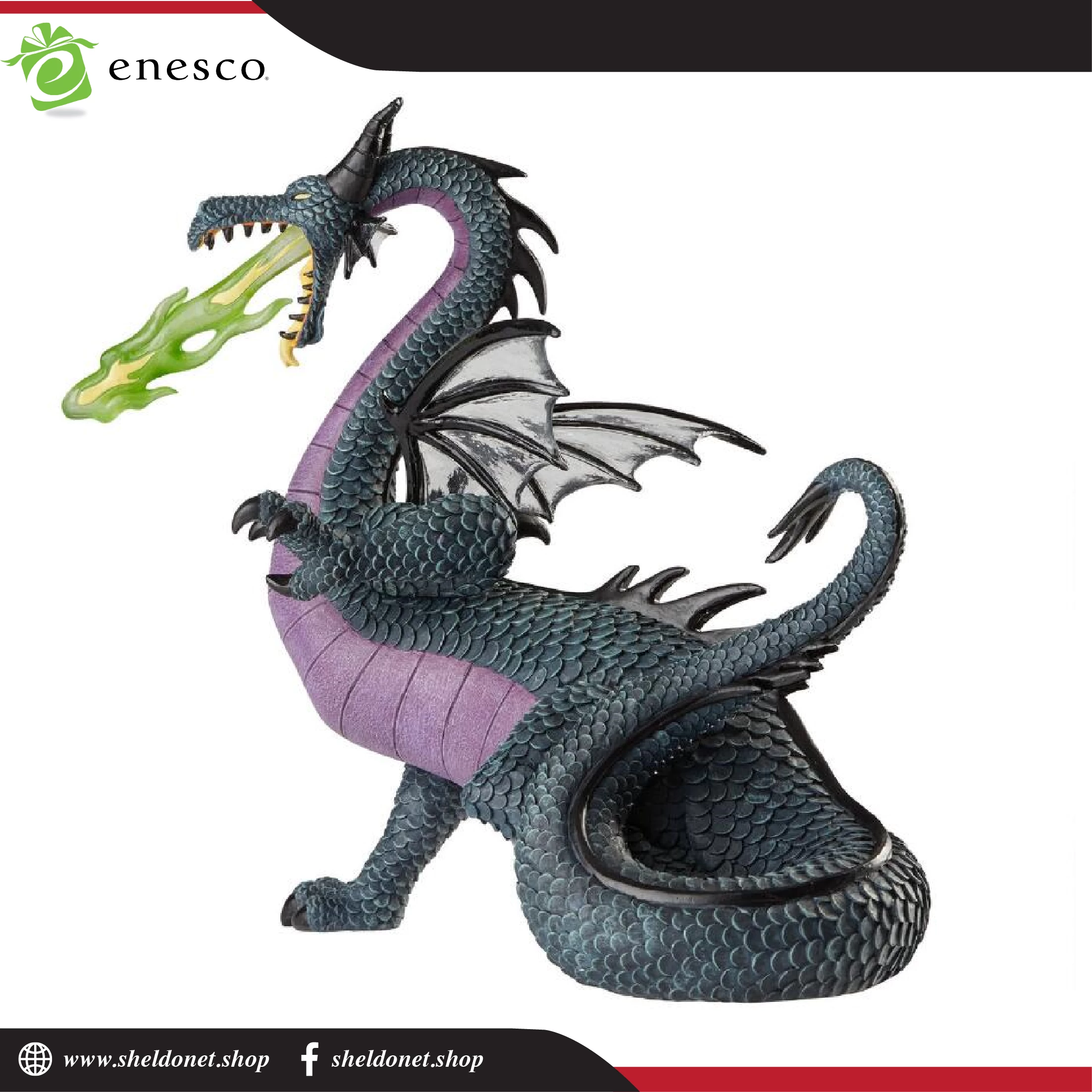 Enesco : Disney Showcase - Couture De Force Maleficent Dragon 2 Enesco : Disney Showcase - Couture De Force Maleficent Dragon - Image 2
