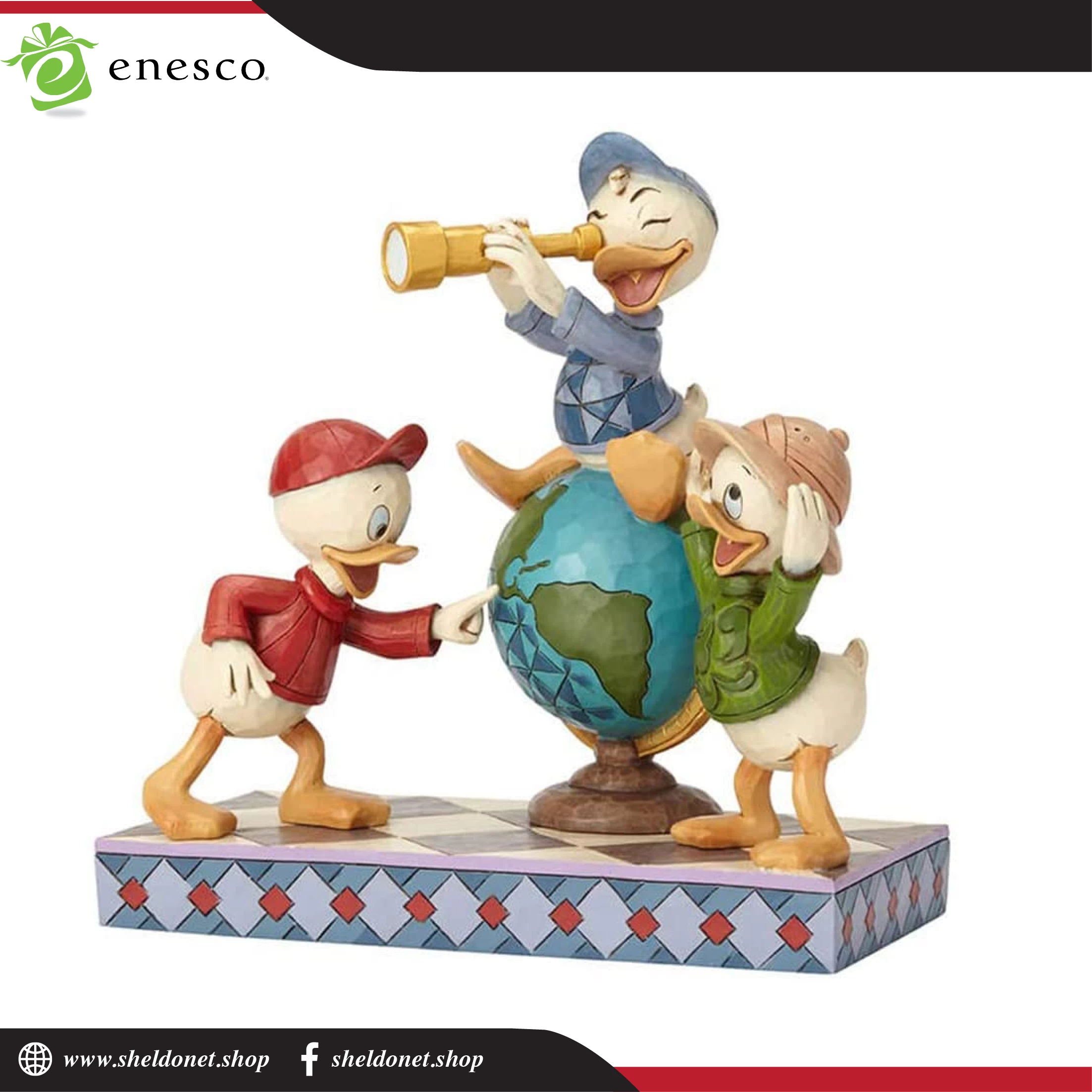 Enesco : Disney Traditions - Huey,Dewie And Louie Duck Tales 4 Enesco : Disney Traditions - Huey,Dewie And Louie Duck Tales - Image 4