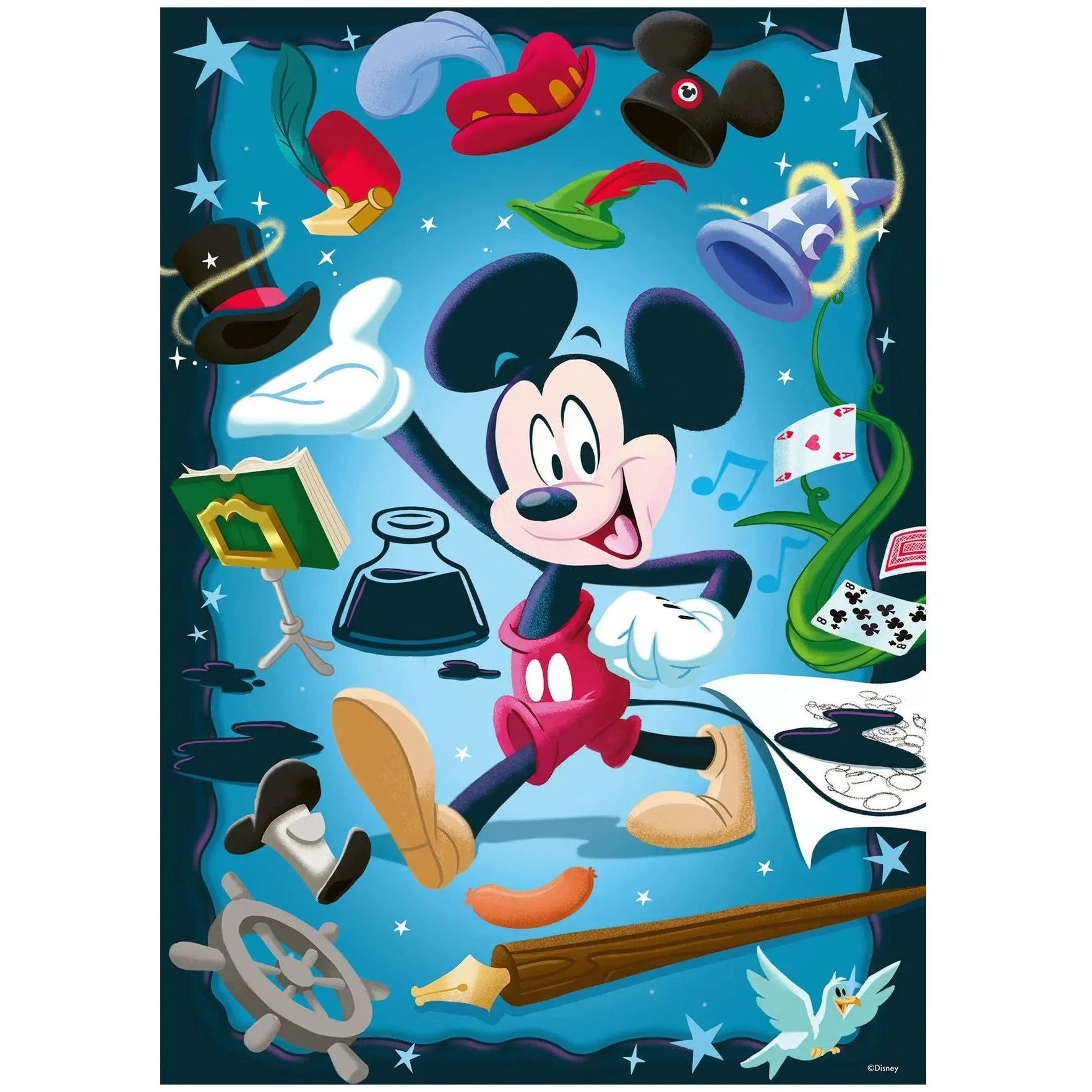 Ravensburger Disney 100th Anniversary Mickey Mouse 300 Piece Jigsaw Puzzle 3 Ravensburger Disney 100th Anniversary Mickey Mouse 300 Piece Jigsaw Puzzle - Image 3