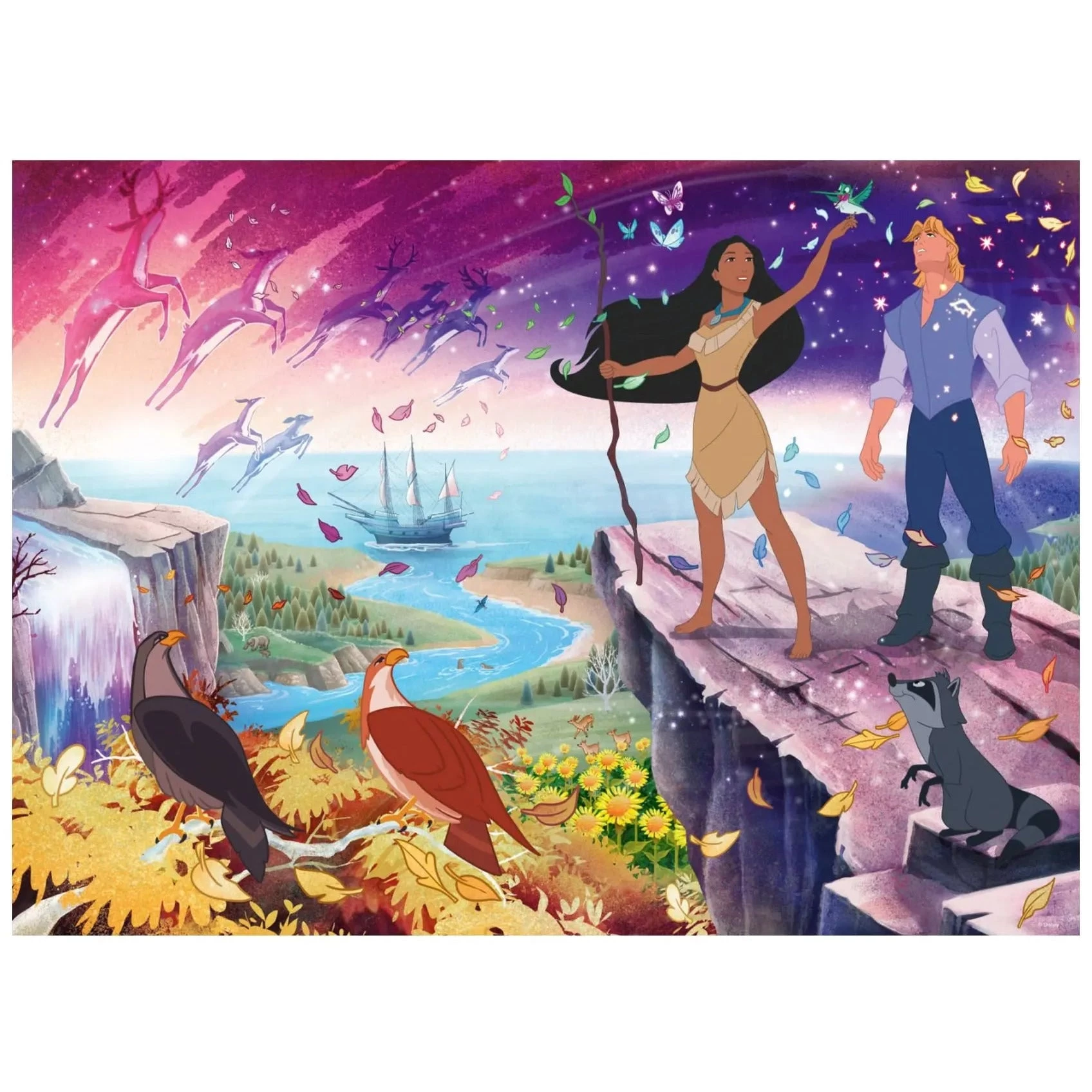 Ravensburger Disney Princess Collector's Edition Pocahontas 1000 Piece Jigsaw Puzzle 3 Ravensburger Disney Princess Collector's Edition Pocahontas 1000 Piece Jigsaw Puzzle - Image 3
