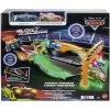 Disney Pixar Cars Glow Racers Launch & Criss-Cross Glow Race Playset